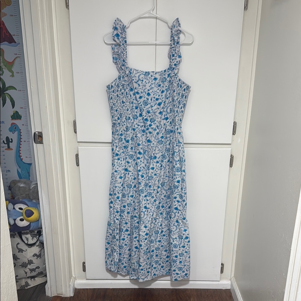 Draper James Blue Floral Dress